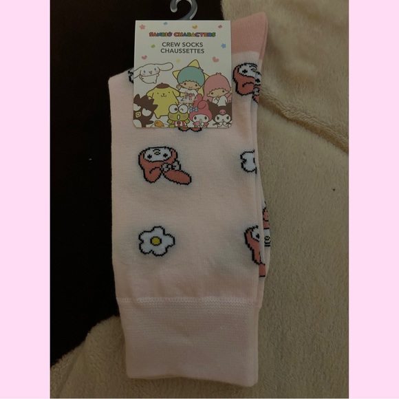Sanrio Accessories - Sanrio My Melody Floral Crew Socks NWT